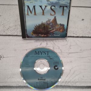 Myst Windows User Manual The Surrealistic Adventure PC Game 1994 CD ROM w Insert