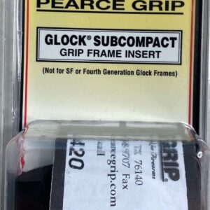 New “Pearce Grip” Grip Frame Insert for GLOCK