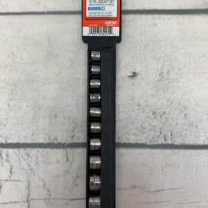 Craftsman 10 Piece 1/4″ Drive Standard Inch Socket Set # 34531 Easy Read New