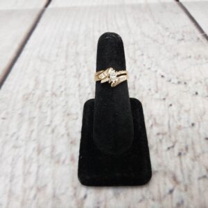 Ringset YG Women Sz 6.5 3.50DWT 14k Yellow Gold, .25ct Marquise Cut Diamond Ringset YG Women Sz 6.5 3.50DWT 14k Yellow Gold, .25ct Marquise Cut Diamond