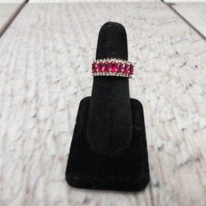 Ring YG Women Sz 7 3.60DWT 14k Yellow Gold, 7x Oval Cut Possible Rubies