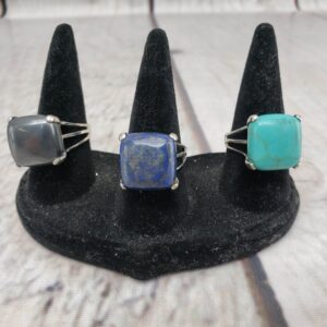 Rings SS Women Sz 7 12.62DWT .925 Sterling, Set of 3