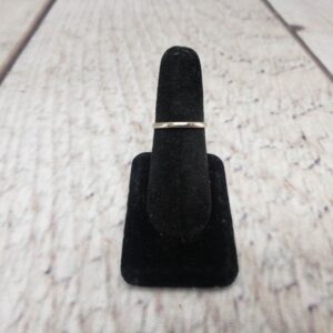 Ring WG Unisex Sz 7.5 1.15DWT 14k White Gold Plain Band