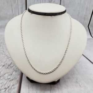 Necklace SS Unisex 30″ Rope Chain 8.85DWT .925 Sterling Silver Necklace SS Unisex 30″ Rope Chain 8.85DWT .925 Sterling Silver