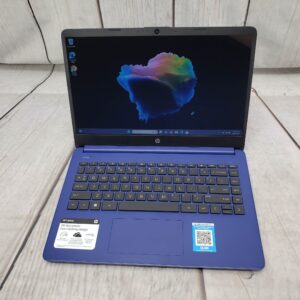 HP Laptop, Blue, 14″, Windows 11, AMD Dual Core CPU, 4GB RAM, 64GB SSD