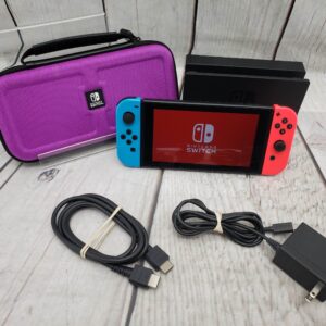 Nintendo Switch 32GB w/ joycons, case, dock, power supply, cords, good condition