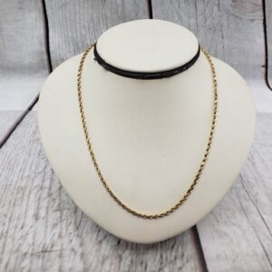 Necklace YG Unisex 20″ Rope Chain 3.60DWT 14k Yellow Gold